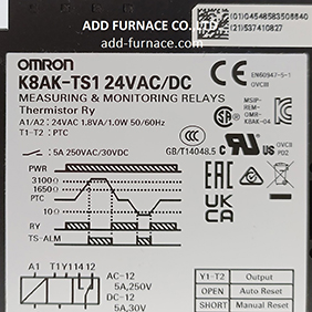OMRON K8AK-TS1 24VAC/DC